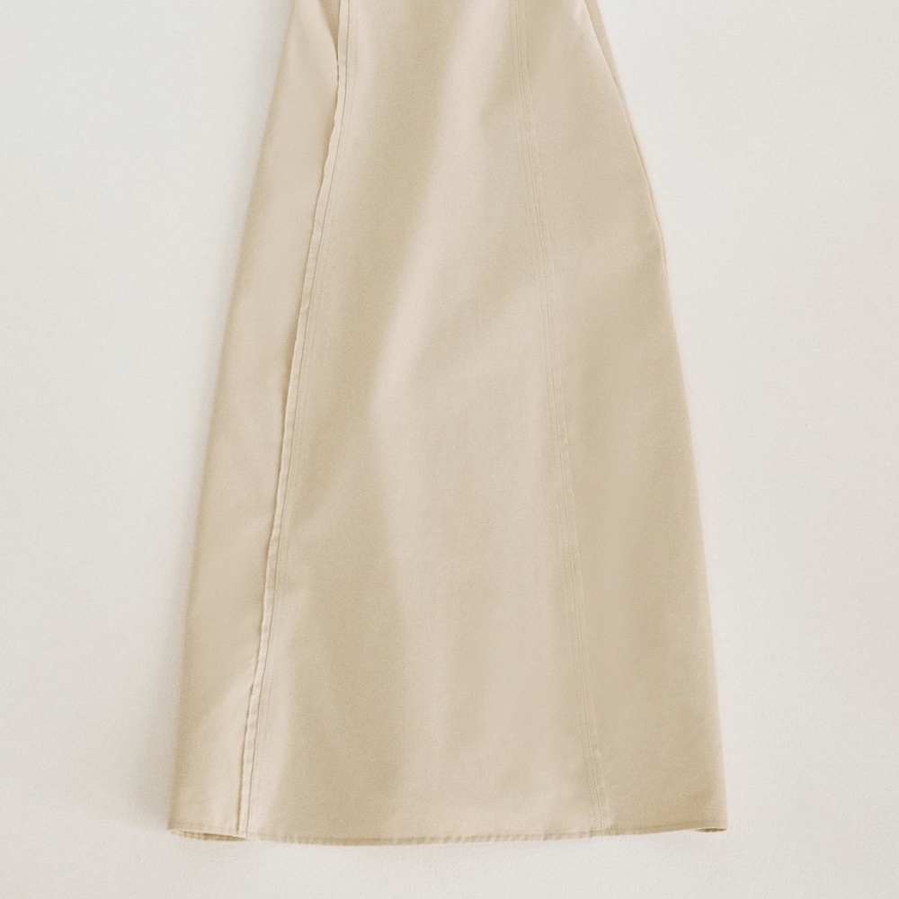Zara limited edition strapless stylish cotton dress - Picture 9 of 9